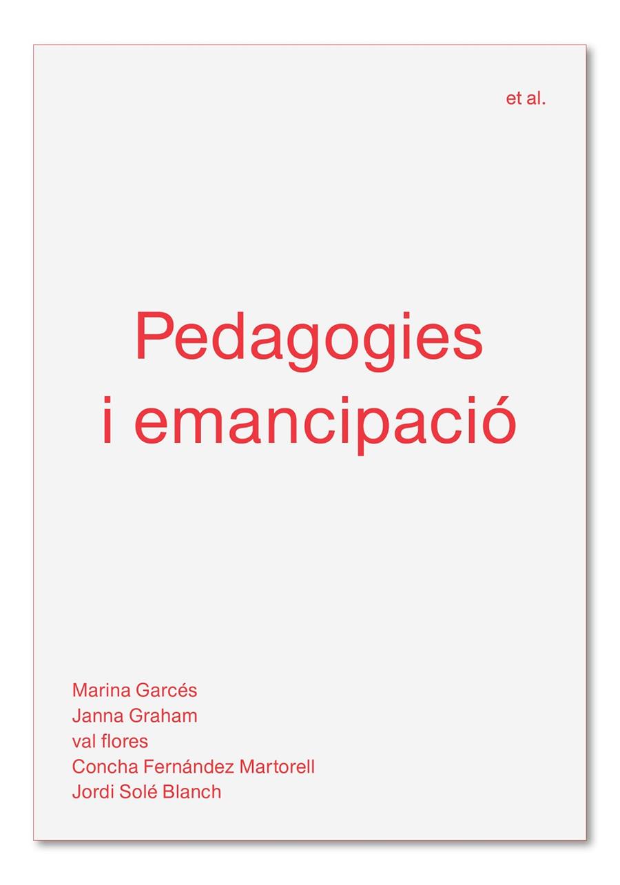 PEDAGOGIES I EMANCIPACIO | 9788494992483 | AAVV
