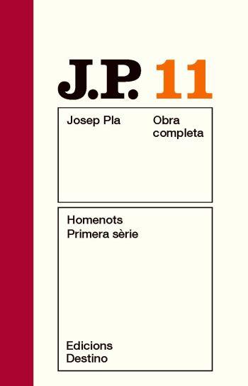 PLA OC 11. HOMENOTS. PRIMERA SERIE. (NOU) | 9788497101516 | PLA, JOSEP