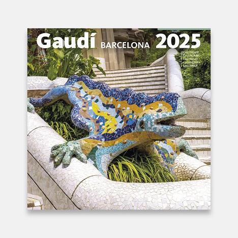 CALENDARI PETIT 2025 GAUDÍ BARCELONA (DRAC PARC GÜELL) | 8424455250407