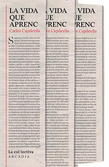 VIDA QUE APRENC, LA | 9791387800024 | CAPDEVILA, CARLES