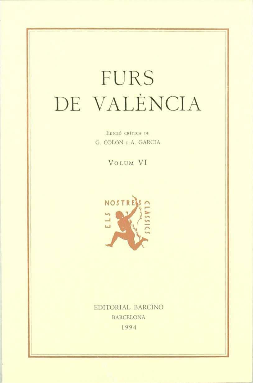 FURS DE VALENCIA VI | 9788472266551 | COLON/GARCIA