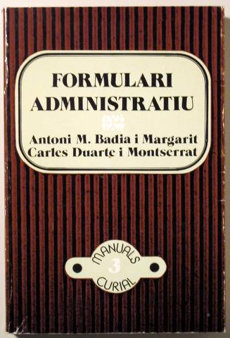 FORMULARI ADMINISTRATIU | 8472561712 | BADIA MARGARIT, ANTO