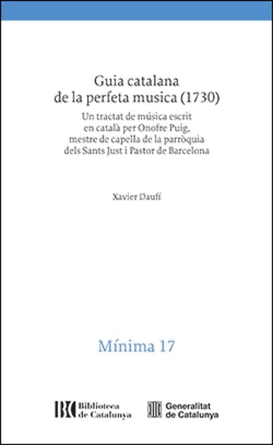 GUIA CATALANA DE LA PERFETA MÚSICA (1730) | 9788410393516 | DAUFÍ, XAVIER