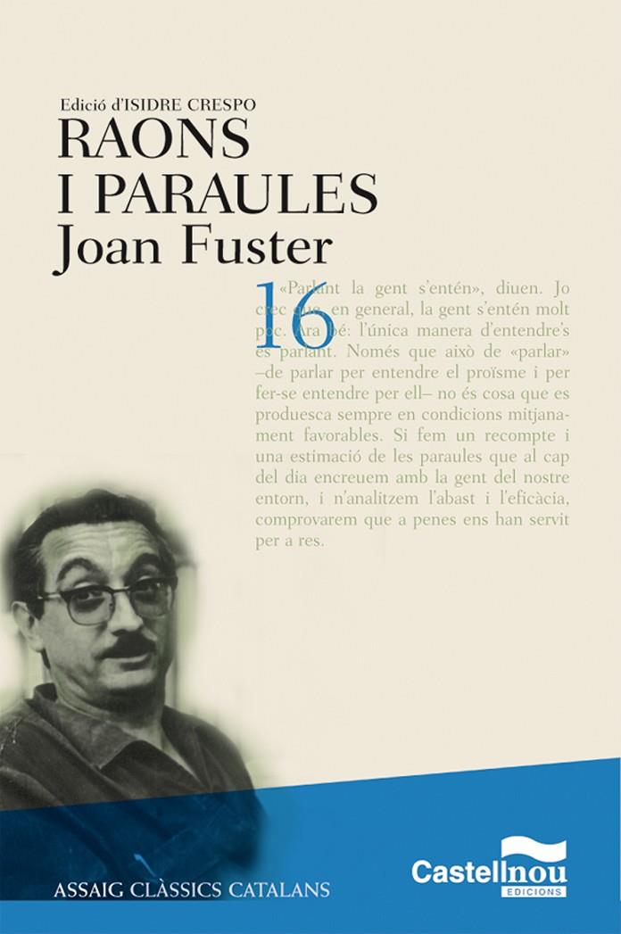 RAONS I PARAULES | 9788498049619 | FUSTER, JOAN