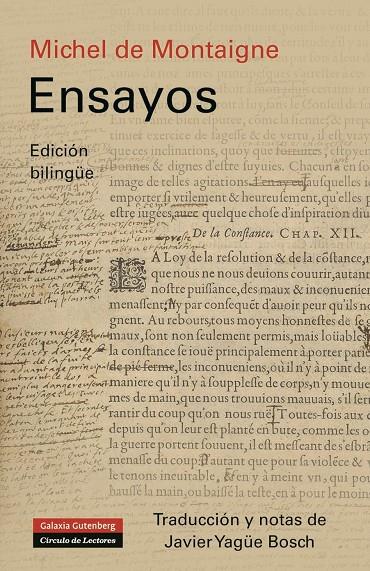 ENSAYOS. EDICION BILINGUE (FRANCES-CASTELLA) | 9788415472650 | MONTAIGNE, MICHEL DE