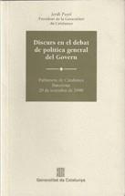 DISCURS EN EL DEBAT DE POLITICA GENERAL DEL GOBERN | 9788439345978 | PUJOL, JORDI