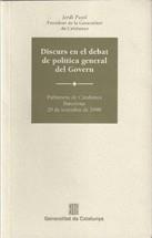 DISCURS EN EL DEBAT DE POLITICA GENERAL DEL GOBERN | 9788439345978 | PUJOL, JORDI