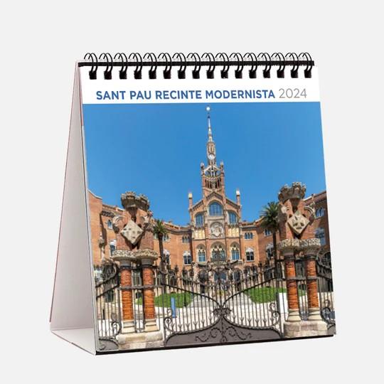 CALENDARI SOBRETAULA 2024 SANT PAU RECINTE MODERNISTA | 8424455240866