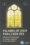 PALABRA DE DIOS PARA CADA DIA 4 | 9788472632509 | QUESSON, N.