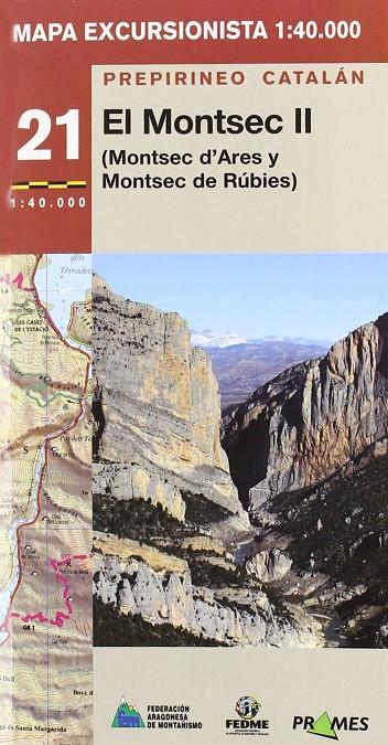 MAPA EXCURSIONISTA EL MONTSEC II : MONTSEC D'ARES Y MONTSEC | 9788483212837 | VVAA
