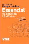 DICCIONARI DE LLENGUA CATALANA ESSENCIAL DE SINONIMS I ANTON | 9788499740447 | AA VV