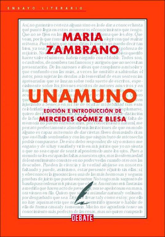 UNAMUNO | 9788483069707 | ZAMBRANO, MARIA