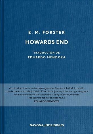 HOWARDS END | 9788417181468 | FORSTER, E. M.