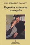 PEQUEÑOS CRÍMENES CONYUGALES | 9788433970770 | SCHMITT, ERIC-EMMANUEL