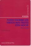 PUEDO ESCRIBIR LOS VERSOS MAS TRISTES ESTA NOCHE | 9788495408549 | GRANDE, FELIX