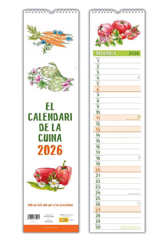 CALENDARI DE LA CUINA 2026 | 8437005675261 | COSTA, MARTA / VIRGILI, Mª ROSA