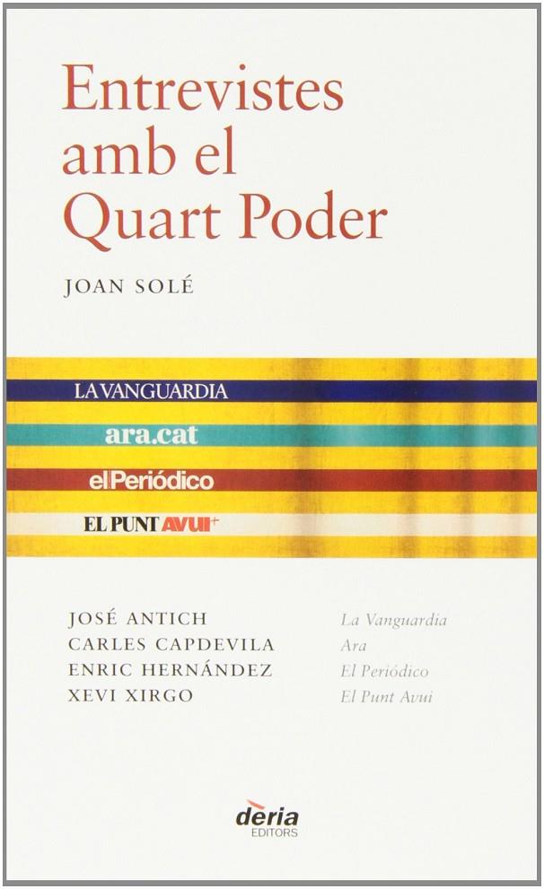 ENTREVISTES AMB EL QUART PODER | 9788495400802 | SOLÉ GIMÉNEZ, JOAN