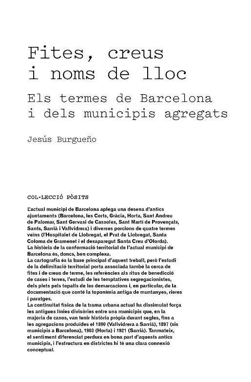 FITES, CREUS I NOMS DE LLOC | 9788491566700 | BURGUEÑO, JESÚS