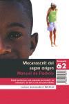 MECANOSCRIT DEL SEGON ORIGEN | 9788429758313 | PEDROLO, MANUEL DE