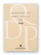 QUADERNS DE DRET PUBLIC 2000 | 9788439353485