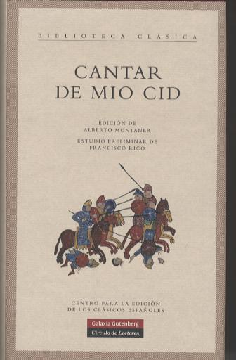 CANTAR DE MIO CID | 9788481096156 | MONTANER, ALBERTO; RICO, F (ESTUDIO)