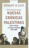 NUEVAS CRONICAS PALESTINAS : EL FIN DEL PROCESO DE PAZ | 9788439709343 | SAID, EDWARD W.