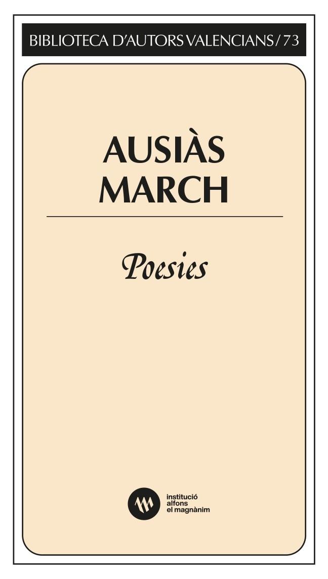 AUSIÀS MARCH. POESIES | 9788411560627 | MARCH, AUSIÀS