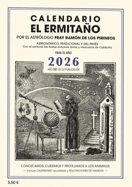 CALENDARIO EL ERMITAÑO 2026 (CAST) | 9788412798593 | A.A.V.V.