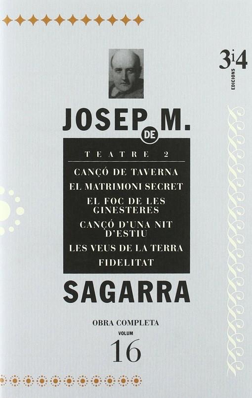 SAGARRA OC TEATRE 2 | 9788475027685 | SAGARRA, JOSEP M.