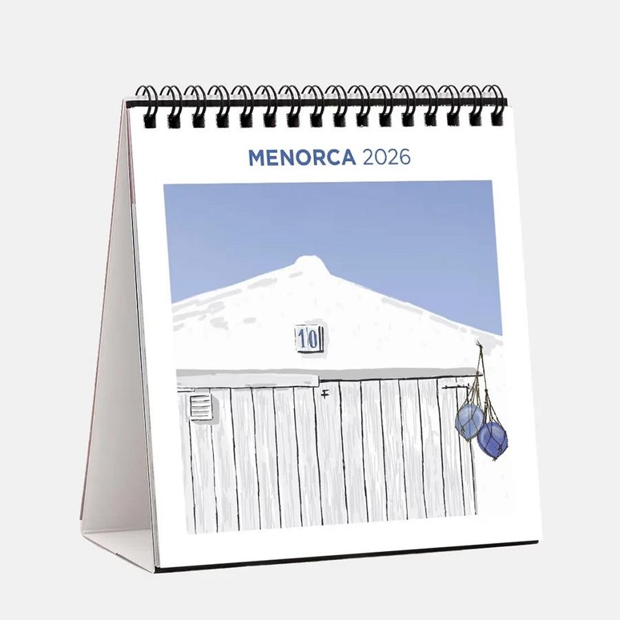 CALENDARI SOBRETAULA 2026 MENORCA BLAU (CASA N. 10) | 8424455260741