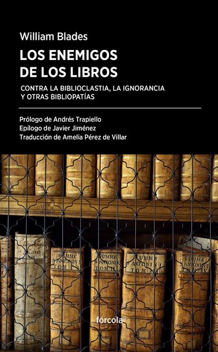 ENEMIGOS DE LOS LIBROS, LOS | 9788416247554 | BLADES, WILLIAM