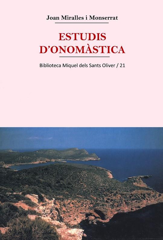 ESTUDIS D'ONOMASTICA | 9788484155263 | MIRALLES I MONTSERRAT, JOAN