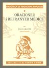 ORACIONER I REFRANYER MEDICS | 9788496294486 | AMADES, JOAN