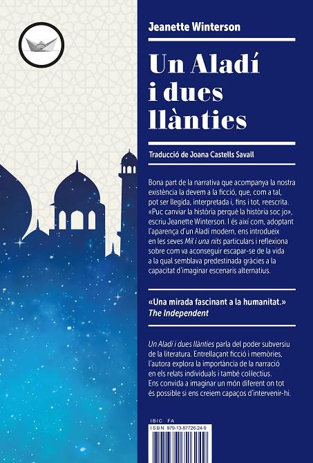 ALADÍ I DUES LLÀNTIES, UN (CAT) | 9791387726249 | WINTERSON, JEANETTE