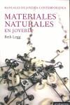 MATERIALES NATURALES EN JOYERIA | 9788493588175 | LEGG, BETH (1981- )