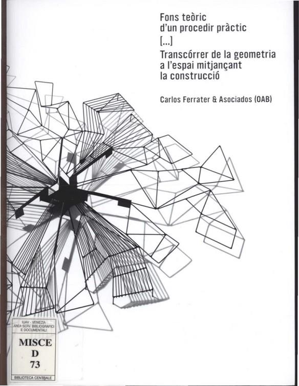 FONS TEORIC D'UN PROCEDIR PRACTIC | 9788496842250 | FERRATER, CARLOS Y ASOCIADOS