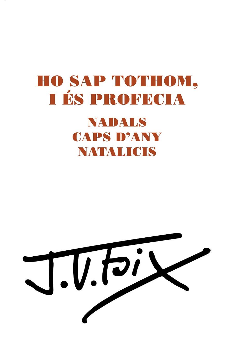 HO SAP TOTHOM I ES PROFECIA | 9788499759210 | FOIX, J. .V. 