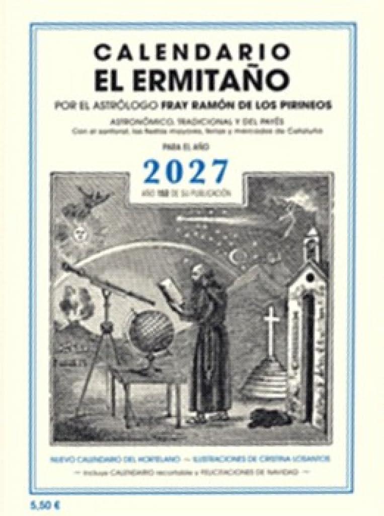 CALENDARIO DEL ERMITAÑO, 2027 (CAST) | 9791399197723 | AAVV