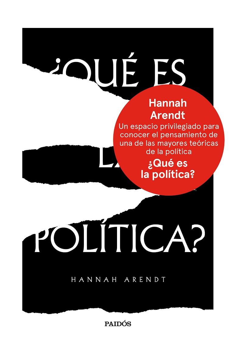 ¿QUE ES LA POLITICA? | 9788449334382 | ARENDT, HANNAH