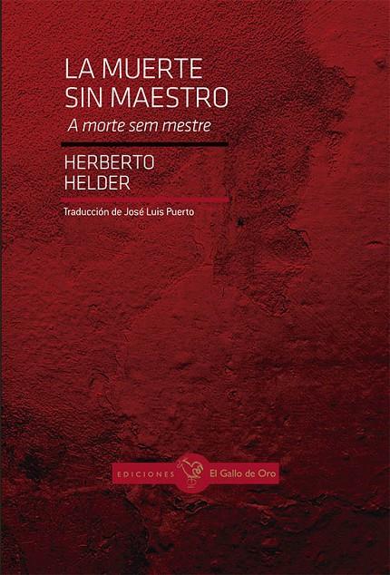 MUERTE SIN MAESTRO, LA | 9788416575145 | HELDER, HERBERTO