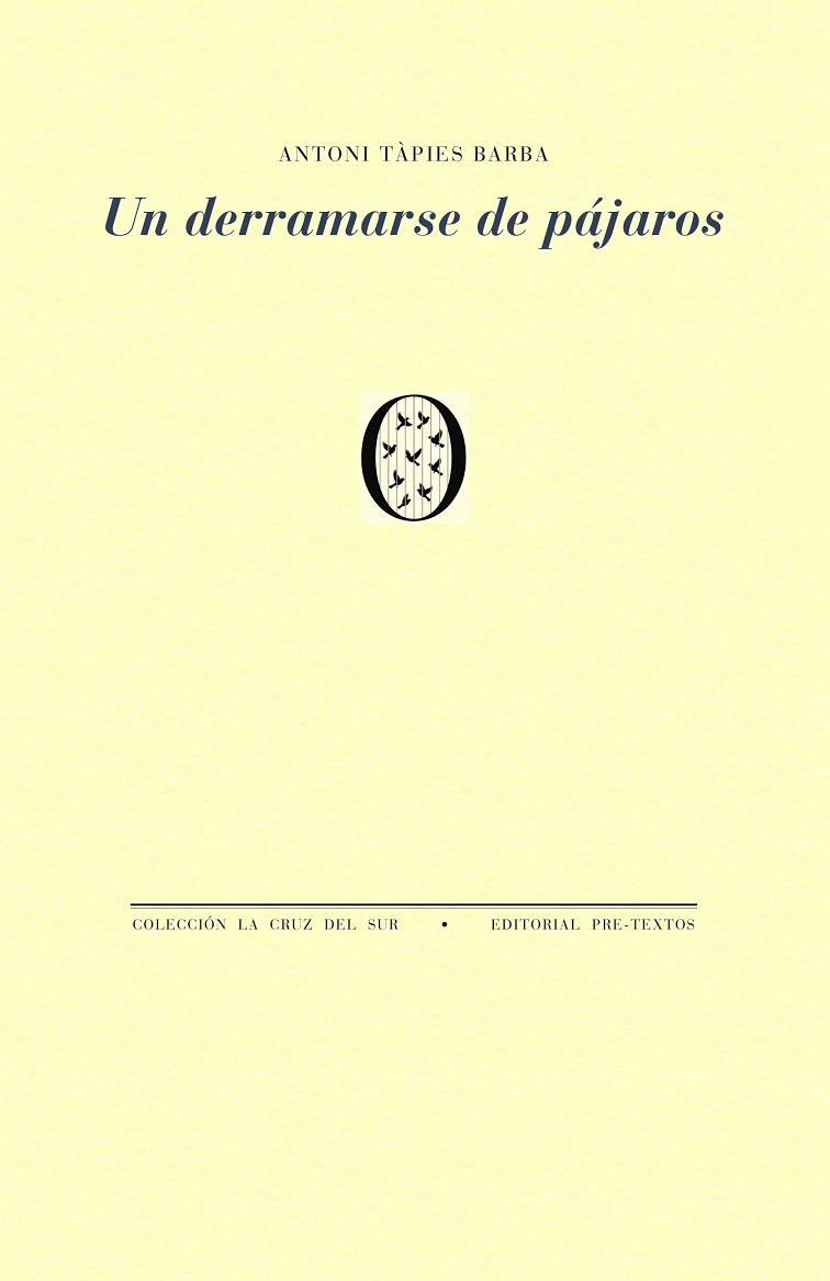 DERRAMARSE DE PÁJAROS, UN | 9791388054495 | TÀPIES BARBA, ANTONIO