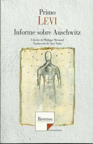 INFORME SOBRE AUSCHWITZ | 9788493392192 | LEVI, PRIMO (1919-1987)