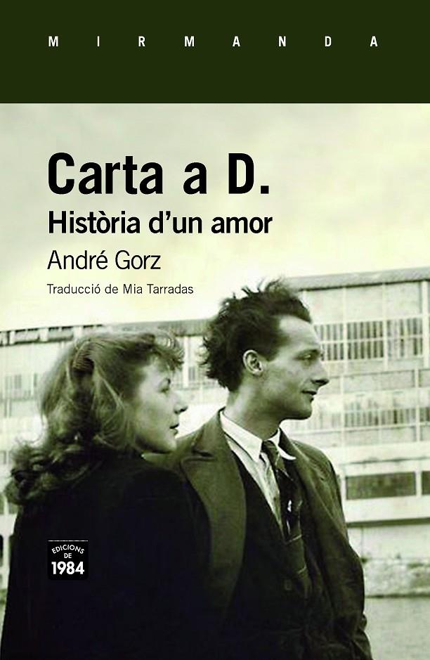 CARTA A D. HISTORIA D'UN AMOR | 9788416987603 | GORZ, ANDRE