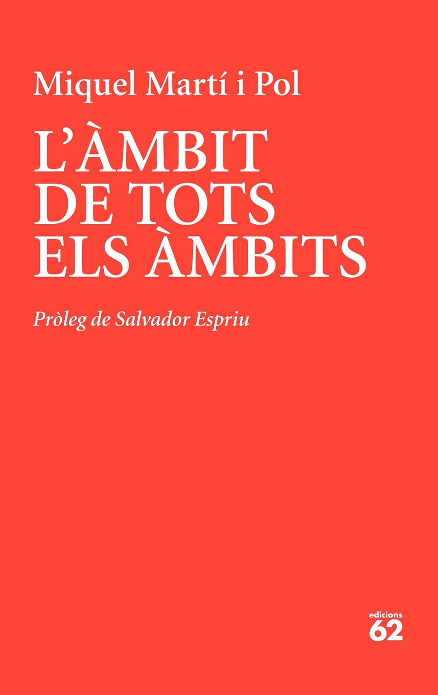 AMBIT DE TOTS ELS AMBITS, L' | 9788429779233 | MARTI I POL, MIQUEL