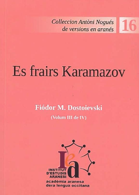 FRAIRS KARAMAZOV, ES. VOL III | karama3 | DOSTOIEVSKI, FIÓDOR M.