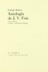ANTOLOGIA DE J. V. FOIX (BILINGUE) | 9788482550367 | FOIX, J. V.