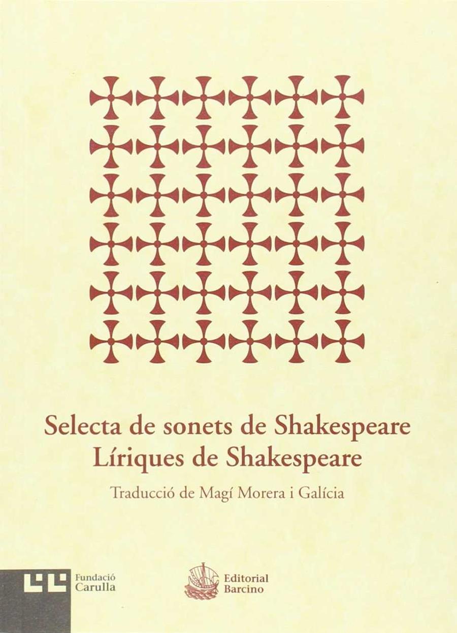SELECTA DE SONETS DE SHAKESPEARE | 9788472268012 | MORERA I GALICIA, MAGI