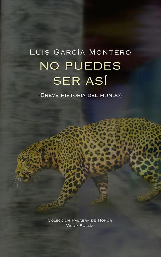 NO PUEDES SER ASI. (BREVE HISTORIA DEL MUNDO) | 9788498956368 | GARCIA MONTERO, LUIS