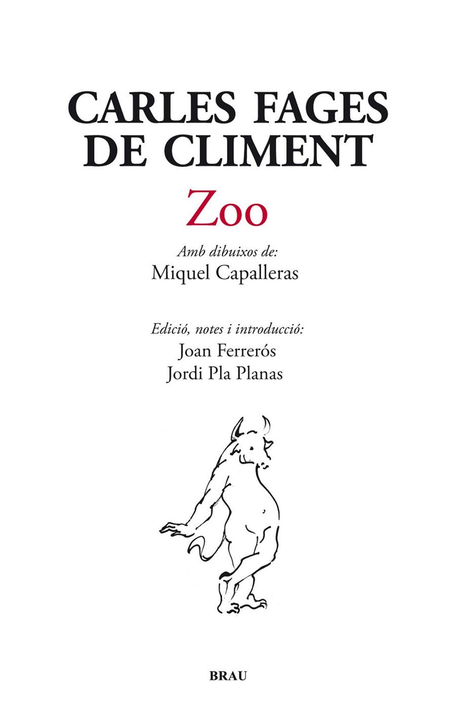 ZOO (CAT) | 9788496905962 | FAGES DE CLIMENT, CARLES