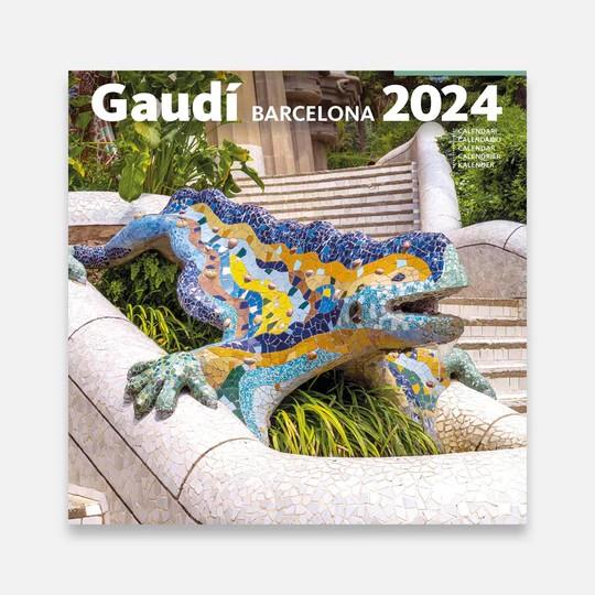 CALENDARI PETIT 2024 GAUDÍ BARCELONA (DRAC PARC GÜELL) | 8424455240613